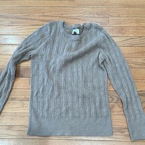 Sonoma Women’s Crewneck Sweater - Taupe